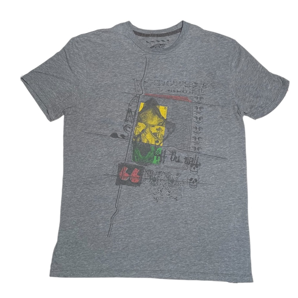 [EXCELLENT] {Vans} [Gray] {Unisex Short Sleeve T-Shirt} [Medium]
